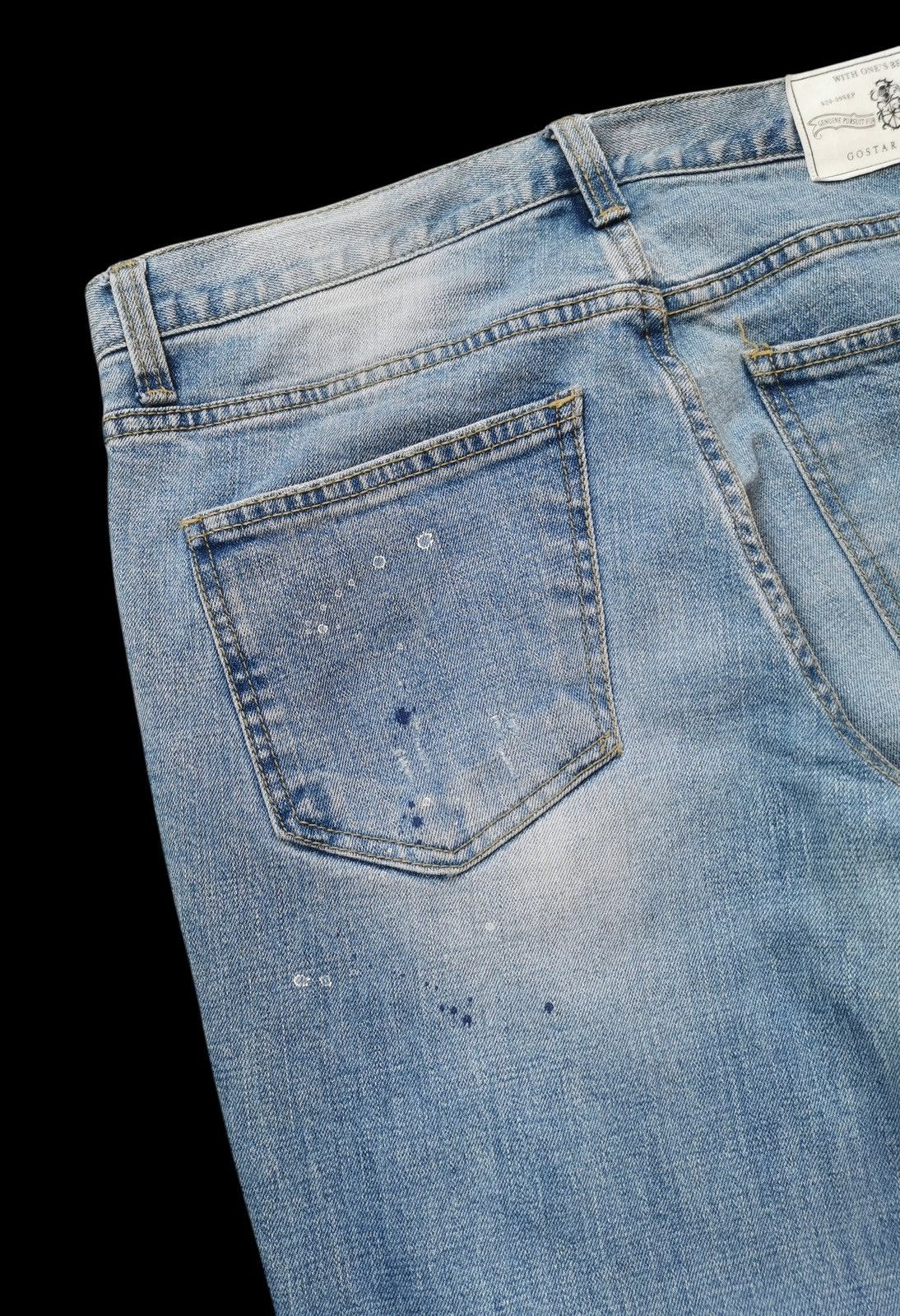 GOSTAR DE FUGA Go Star de Fuga Distressed Skinny Jeans - Size 44 (W32) Size US 32 / EU 48 - 4 Thumbnail