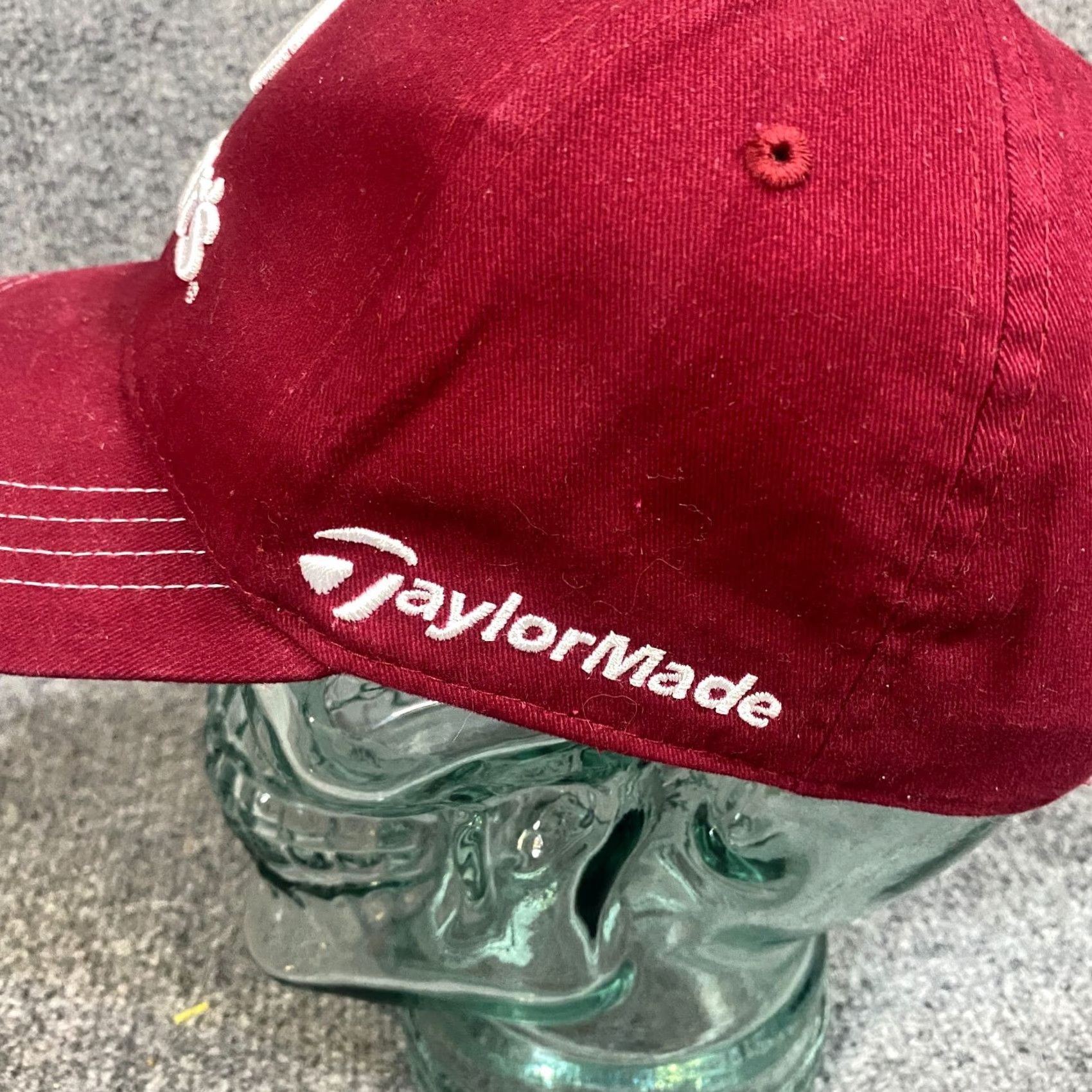 TaylorMade Dewar's Hat Red Adjustable Strapback Taylormade Hat Men Adjustable Red Snapback Dewar's Tan? Size ONE SIZE - 3 Thumbnail