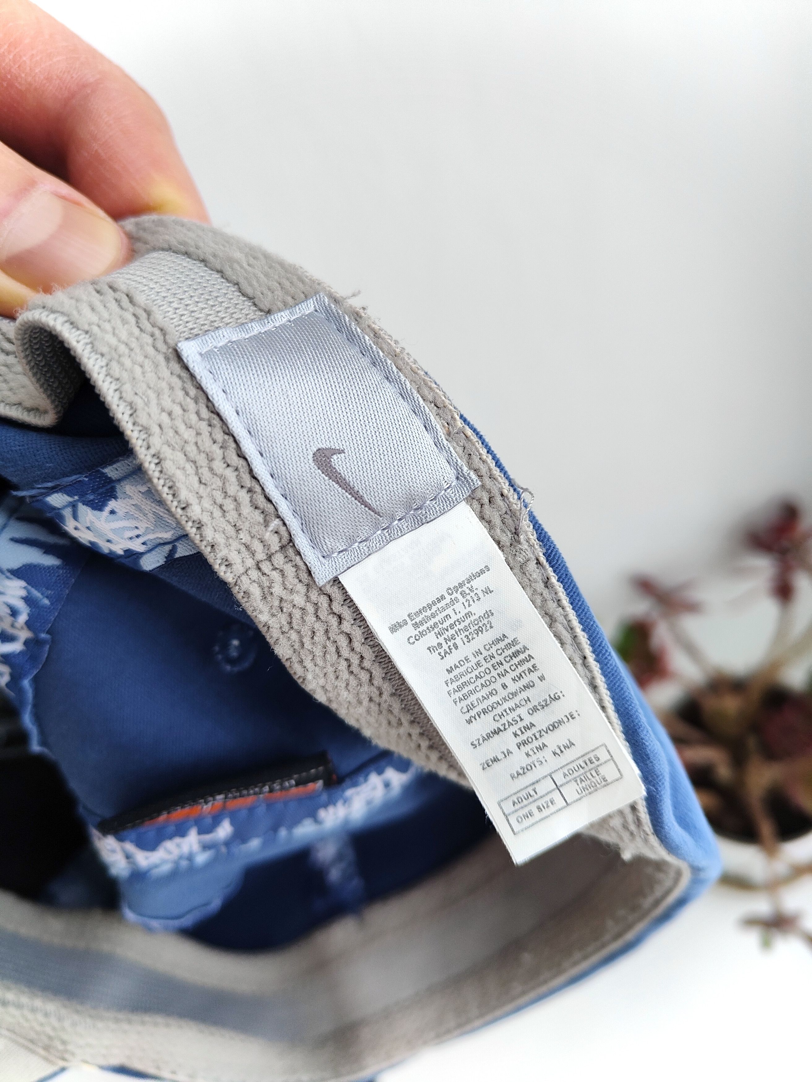 Nike Vintage Y2K Nike Air Cap Japanese Graffiti Hat Tec Flex Fit Size ONE SIZE - 8 Thumbnail