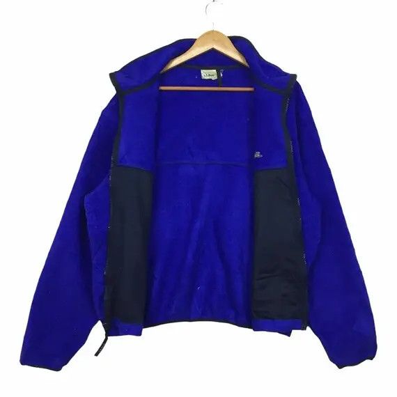 L.L. Bean Vtg L.L BEAN FREEPORT Outdoor Zip Fleece Jacket Windbreaker Size US XL / EU 56 / 4 - 5 Thumbnail