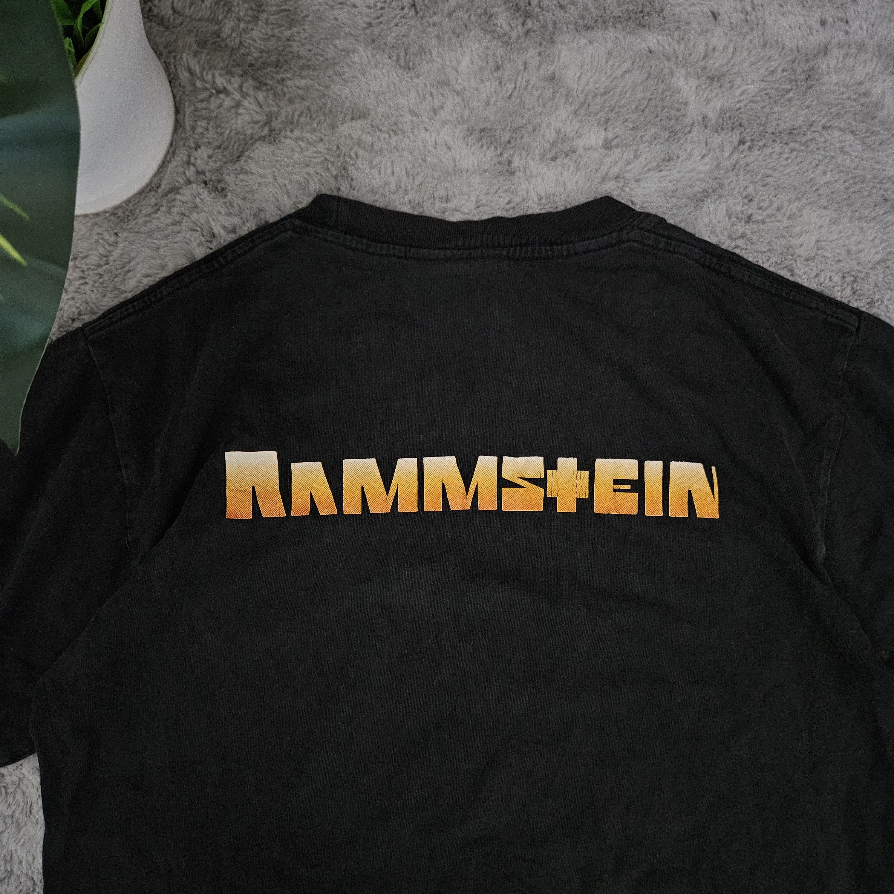 Band Tees VINTAGE RAMMSTEIN DOUBLE SIDED TEE T SHIRT Size US S / EU 44-46 / 1 - 4 Thumbnail