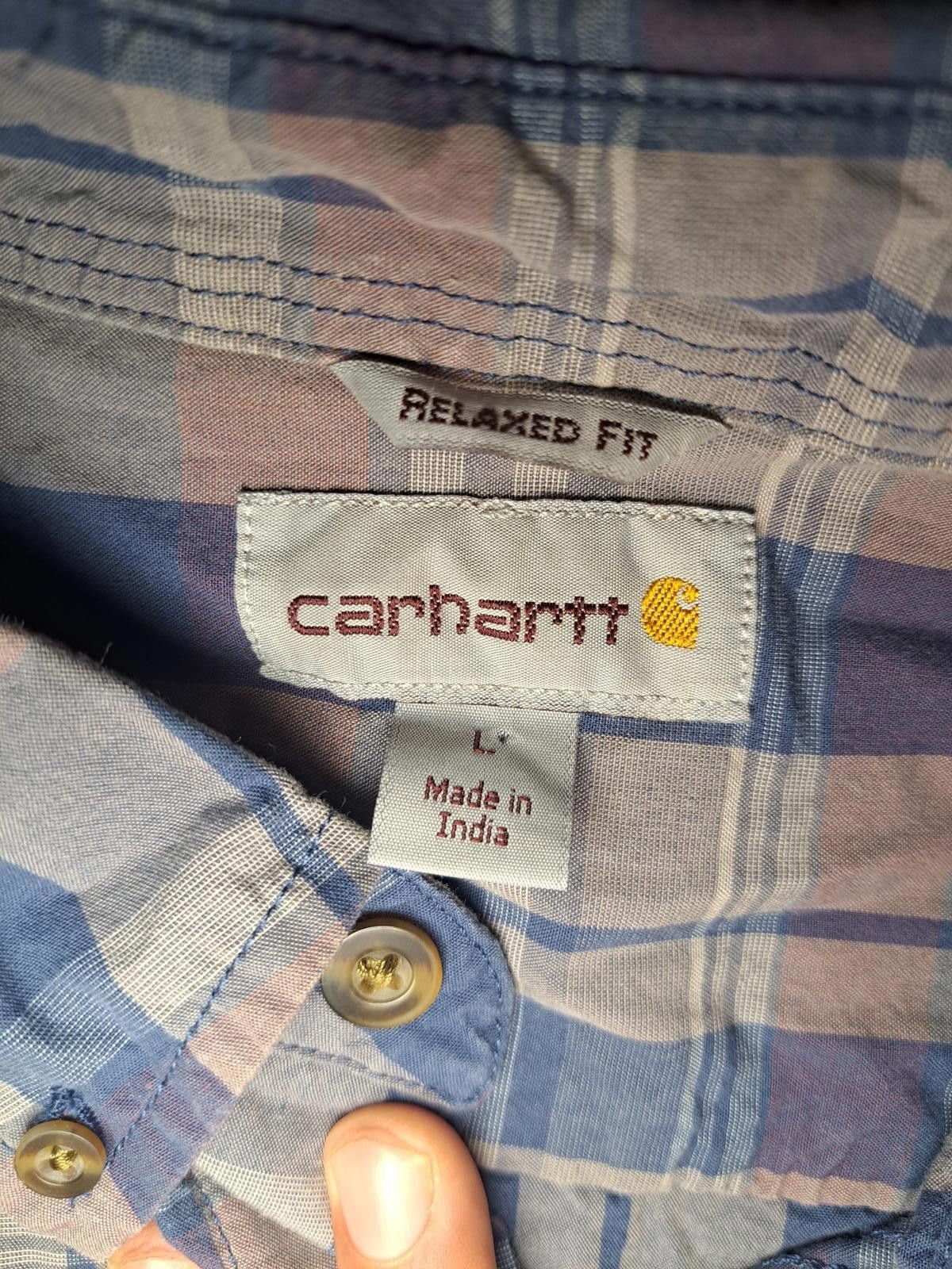 Carhartt Carhartt Button Up Shirt Large Multicolor Plaid Cotton Size US L / EU 52-54 / 3 - 2 Thumbnail