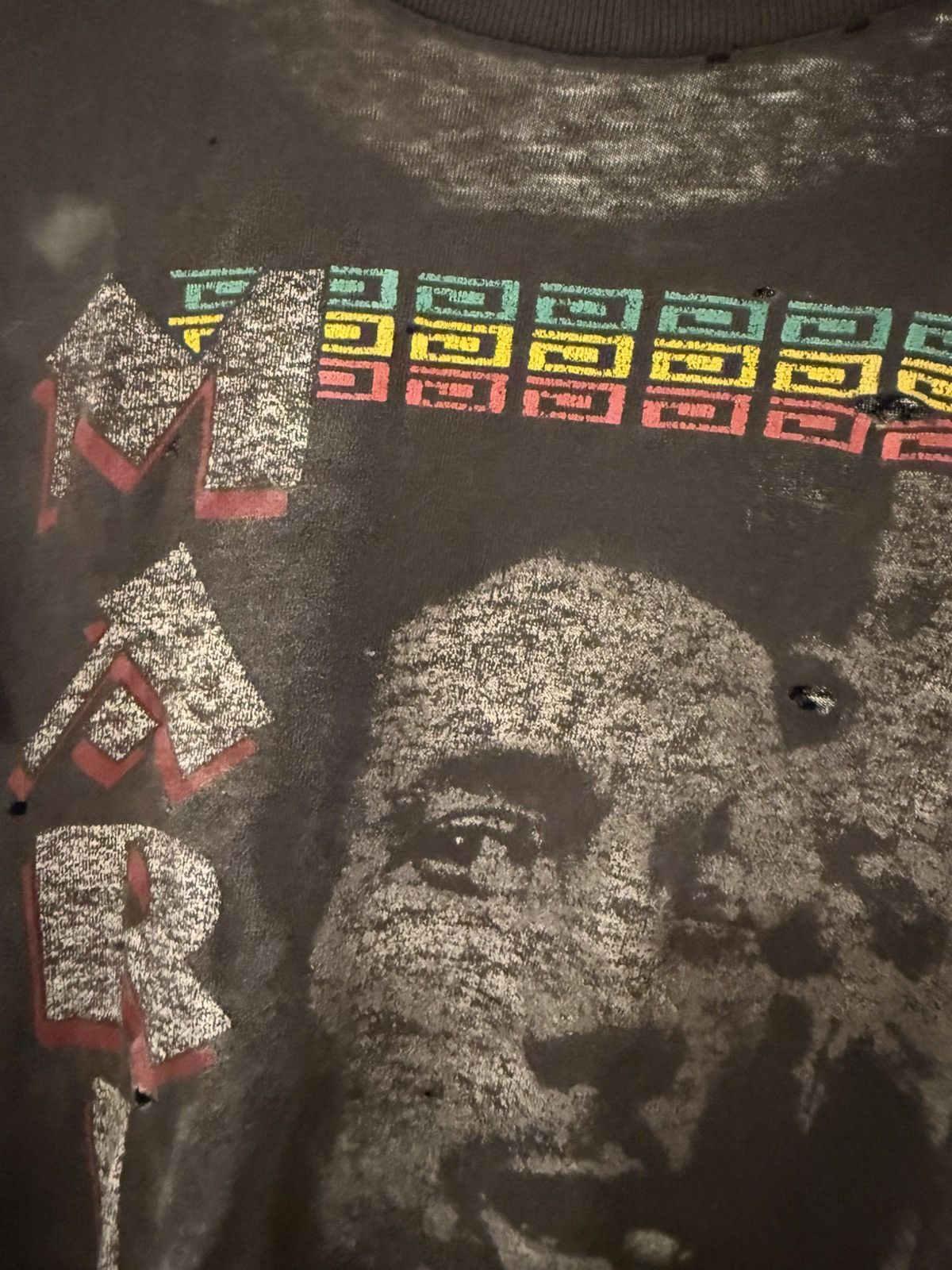 Other BOB MARLEY THRASHED T-SHIRT Size US M / EU 48-50 / 2 - 4 Thumbnail