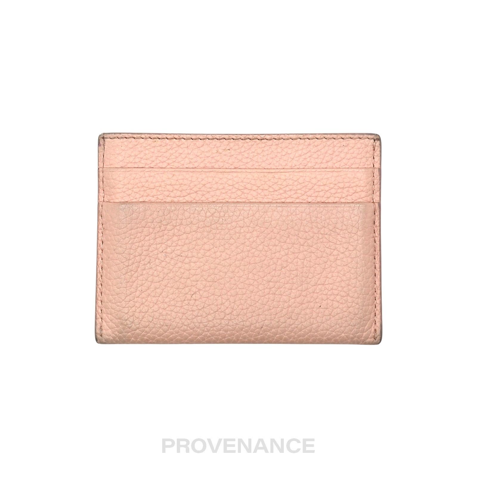 Burberry 🔴 Burberry Card Holder Wallet -TB Monogram Pink Leather Size ONE SIZE - 2 Thumbnail