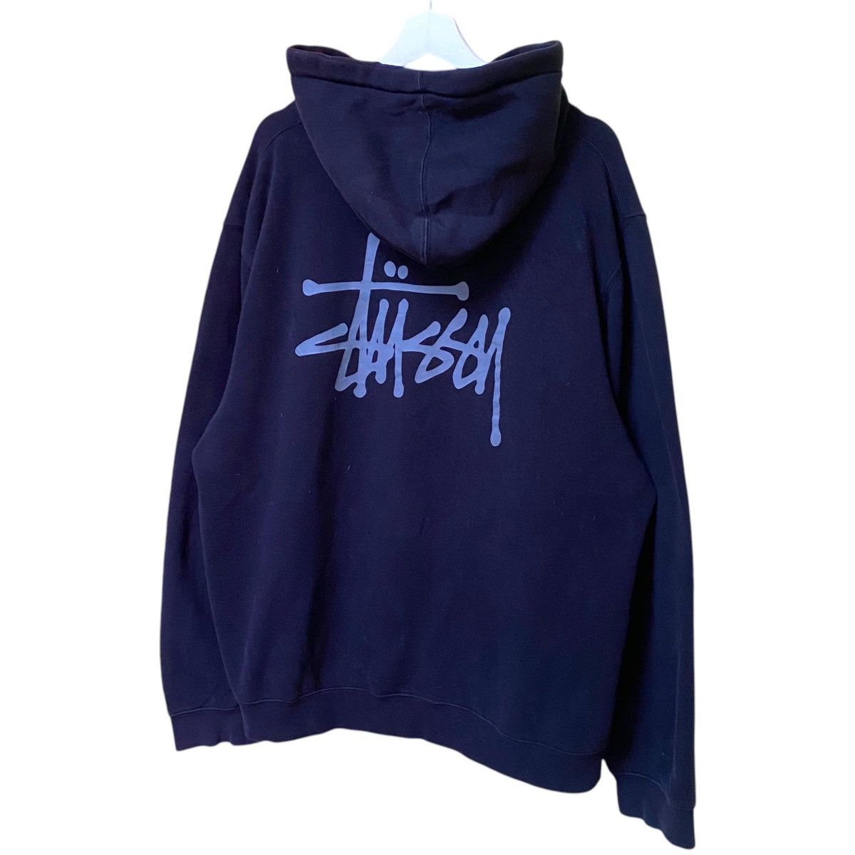 Stussy × Vintage 💥STUSSY BIG LOGO HOODIE SWEATER Size US XXL / EU 58 / 5 - 2 Thumbnail