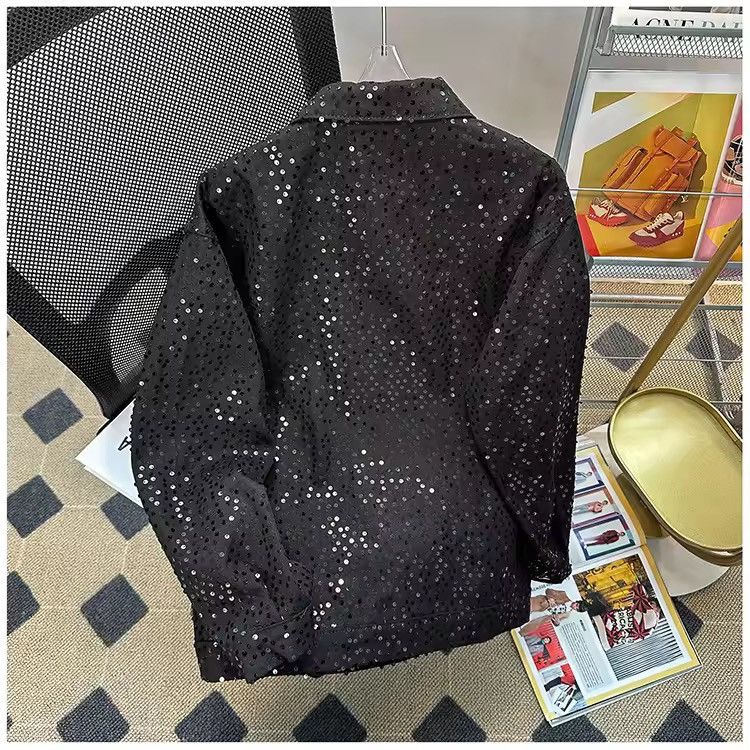 Japanese Brand Black Party Shiny Jacket Size US L / EU 52-54 / 3 - 7 Thumbnail