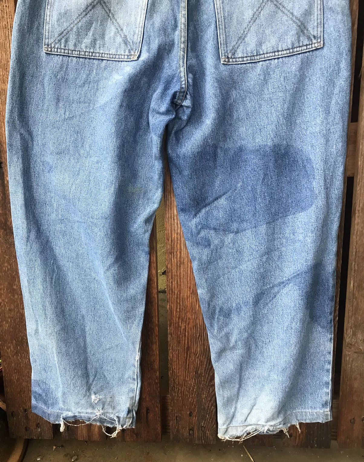 Georges Marciano × Guess × Vintage 90s Guess By Georges Marciano Plaid Waist Skate Baggy Denim Size US 34 / EU 50 - 10 Thumbnail