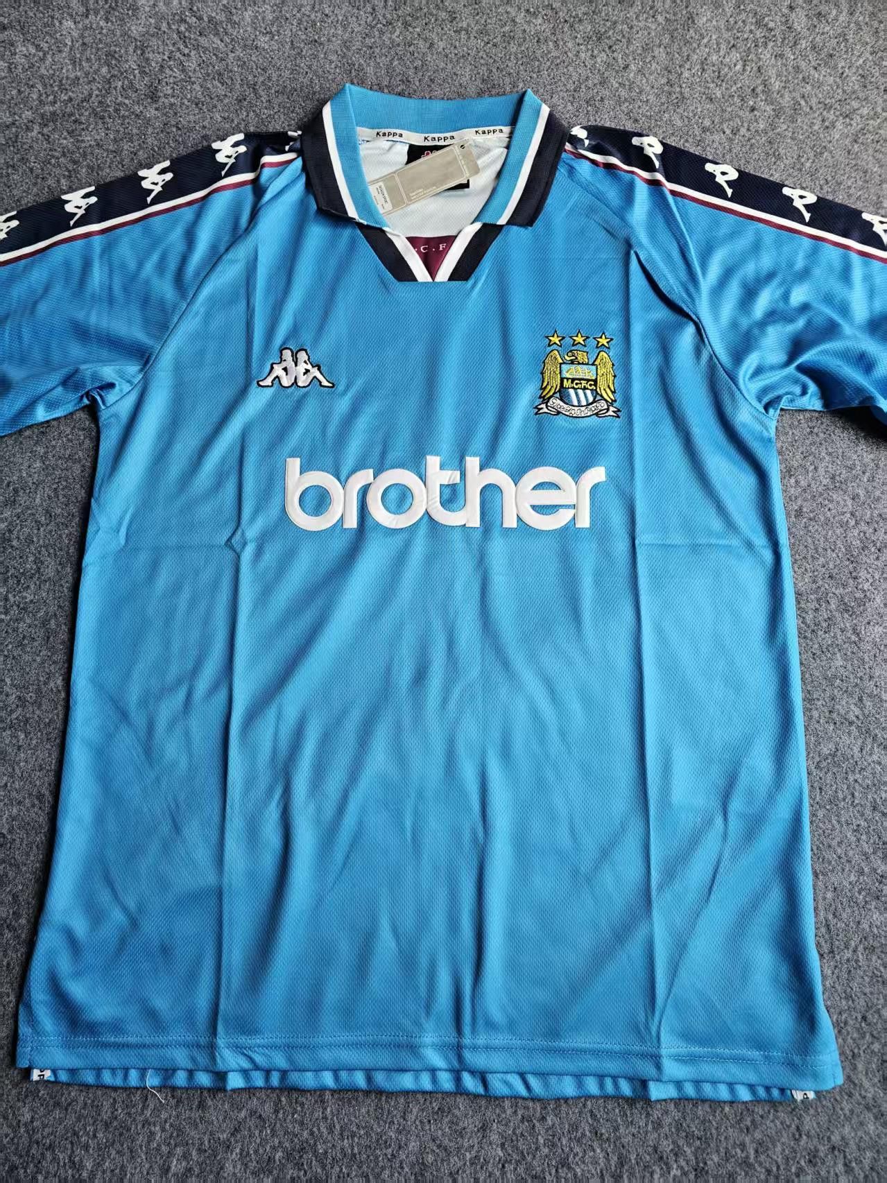 Other 1997 99 Manchester City Jersey Home Small Size US S / EU 44-46 / 1 - 1 Thumbnail