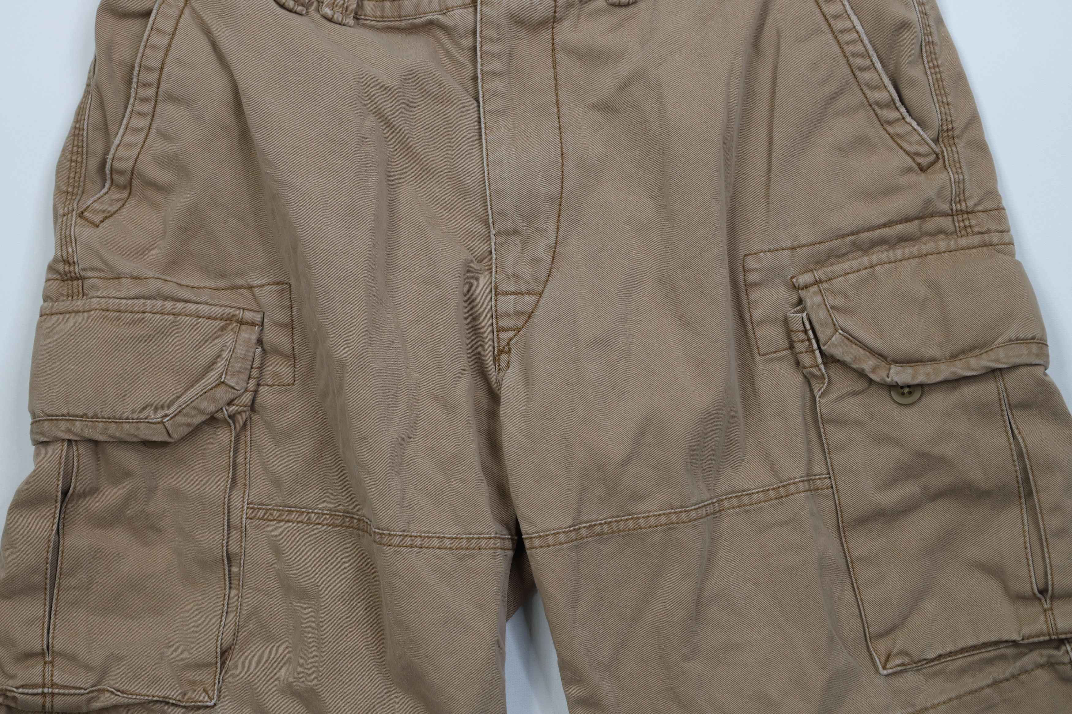 Polo Ralph Lauren Vintage 90s Ralph Lauren Surplus Cargo Shorts Brown Cotton Size US 36 / EU 52 - 3 Thumbnail
