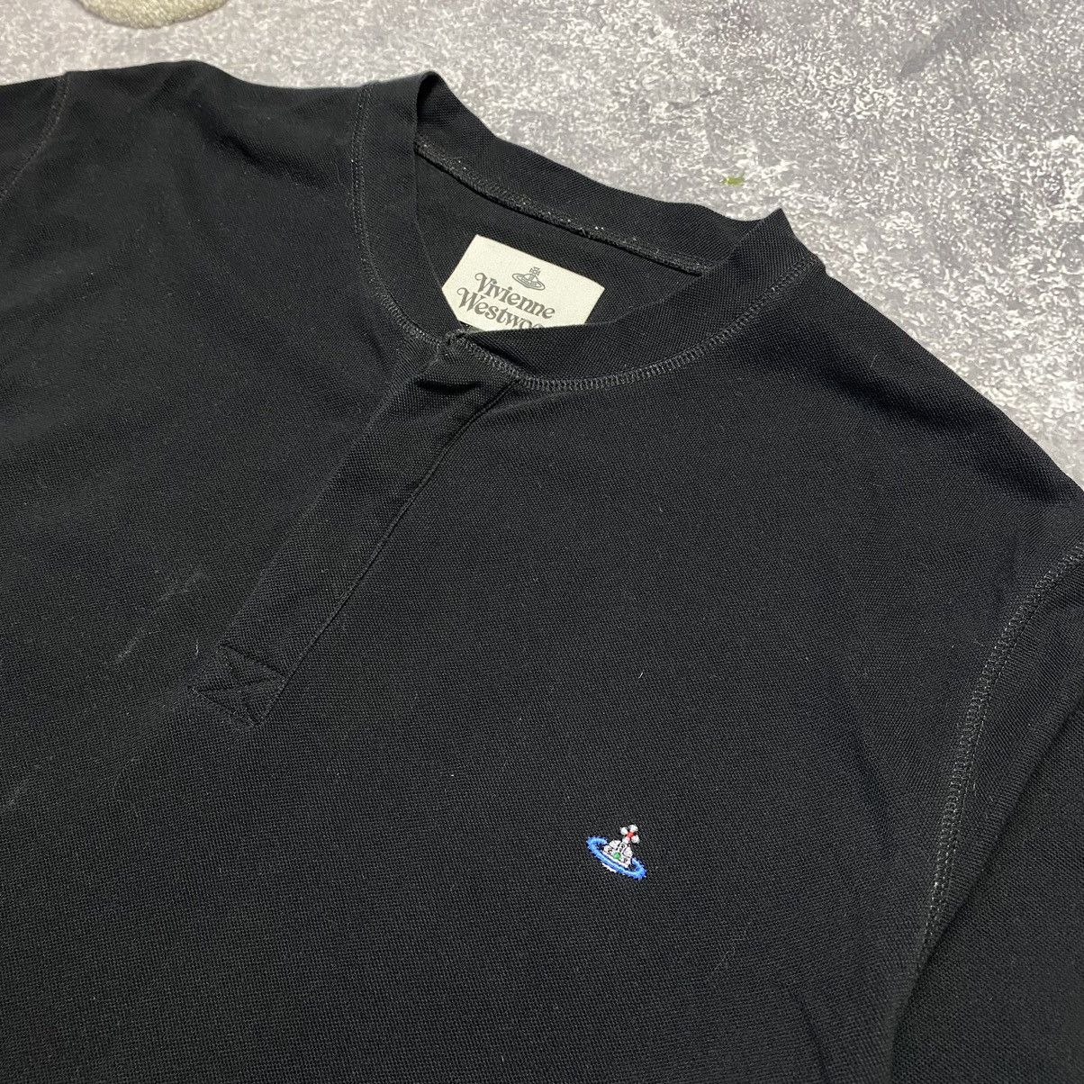 Vivienne Westwood Luxury Vivienne Westwood Small Logo Basic black tee Size US XL / EU 56 / 4 - 3 Thumbnail