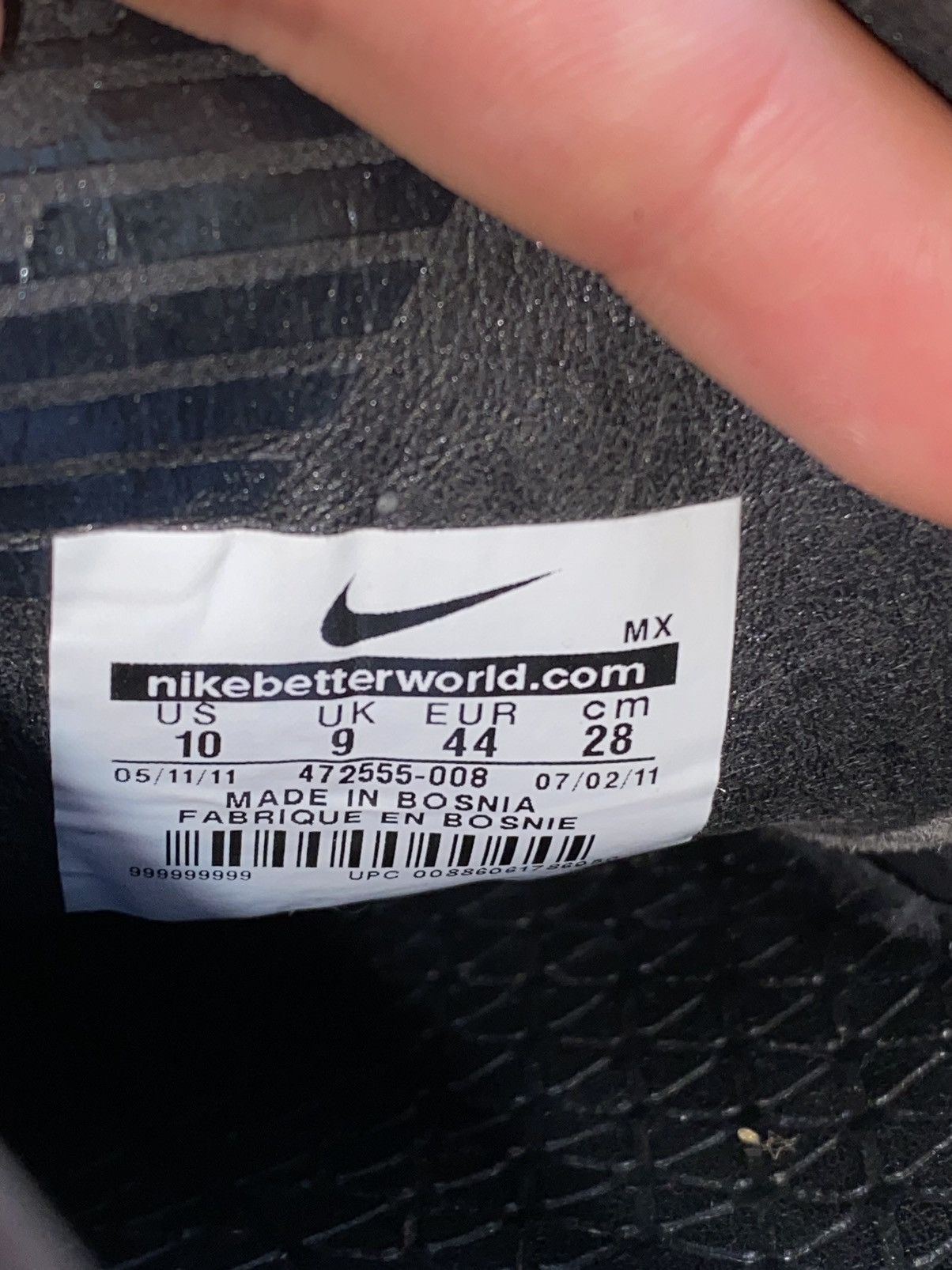 Nike × Vintage Nike Total 90 T90 Laser IV FG Pro men’s soccer cleats Size US 10 / EU 43 - 25 Thumbnail