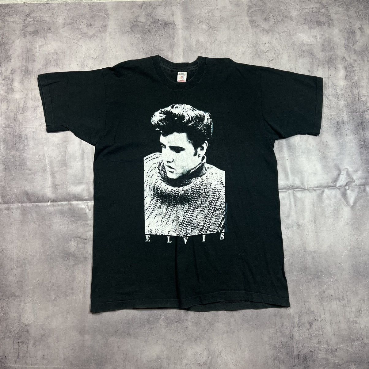 Vintage Rare! Elvis Presley 1994 Vintage Big Logo Tee 90s Size US XXL / EU 58 / 5 - 1 Thumbnail