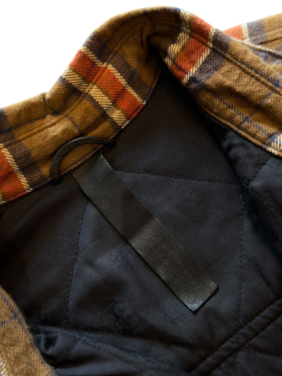 Chrome Hearts Chrome Hearts Work’n Quilted Silk Lined Brown Flannel Jacket Size US M / EU 48-50 / 2 - 9 Thumbnail