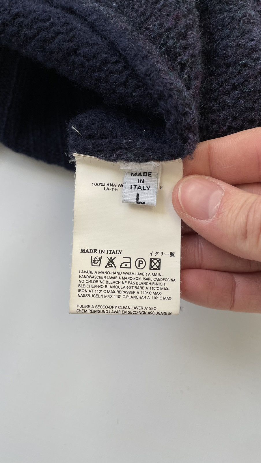 Maison Margiela A/W 05 Colour Block Wool Sweater Size US M / EU 48-50 / 2 - 9 Thumbnail
