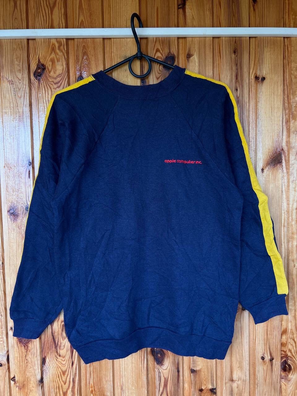 Apple × Vintage Vintage 80s Apple Computer Inc. Red Logo Boxy Sweatshirt USA Size US S / EU 44-46 / 1 - 8 Thumbnail