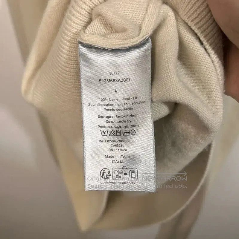 Dior Dior Beige Cashmere Sweater for Men . Size US L / EU 52-54 / 3 - 4 Thumbnail