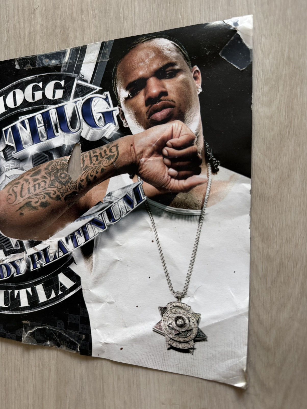 Vintage Vintage Y2K Slim Thug Already Platinum Promo Poster *** Size ONE SIZE - 3 Thumbnail