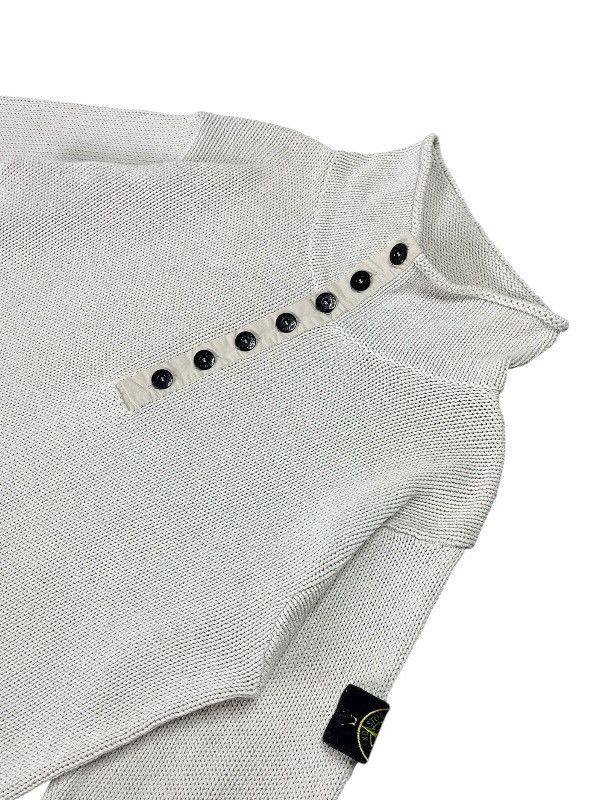 Stone Island Stone Island Heavyweight Vintage Collar Knit Jumper Size US L / EU 52-54 / 3 - 6 Thumbnail