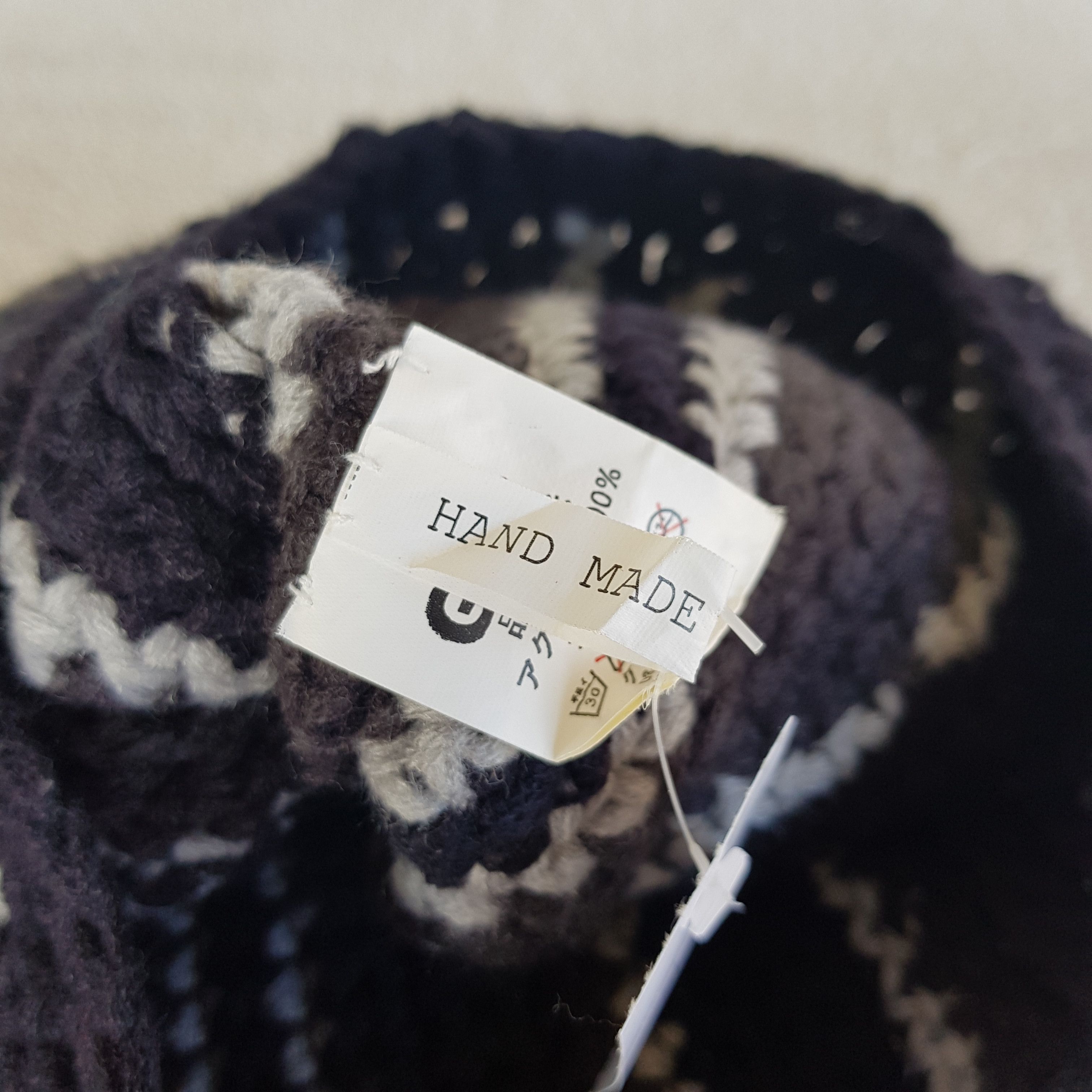 Japanese Brand Vintage Japanese Beanie Giant Crochet Isle Snow Caps Hats. Size ONE SIZE - 8 Thumbnail