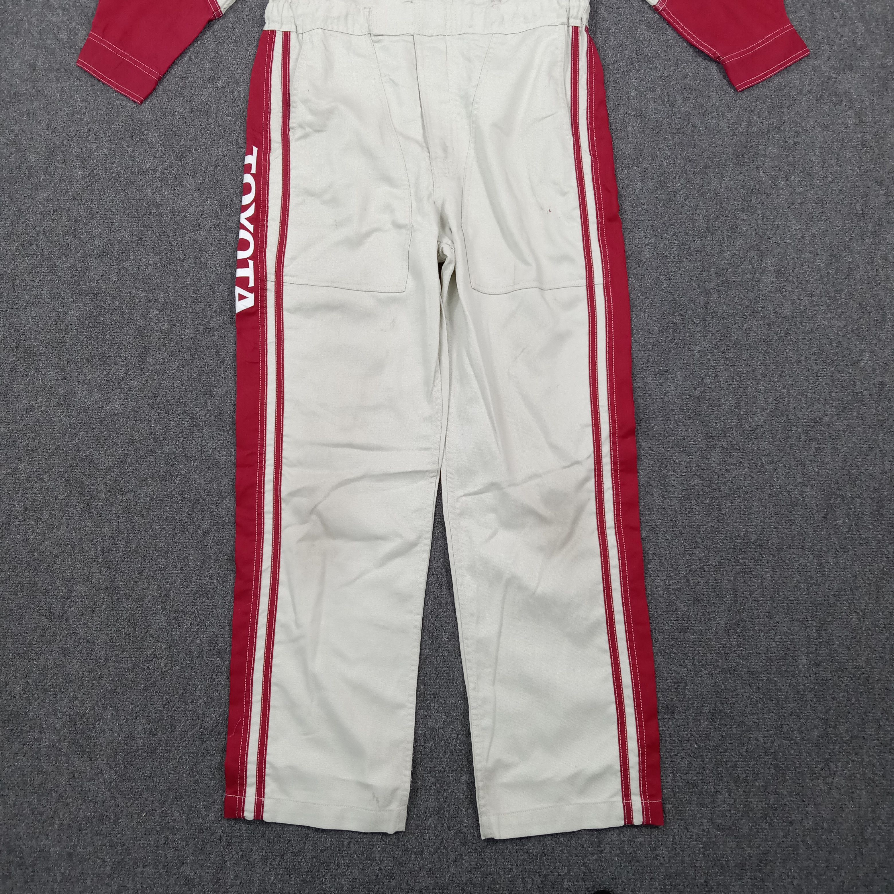 Japanese Brand Toyota Tecno Japanese Racing Mechanic Overalls Jacket C279N8 Size US M / EU 48-50 / 2 - 6 Thumbnail