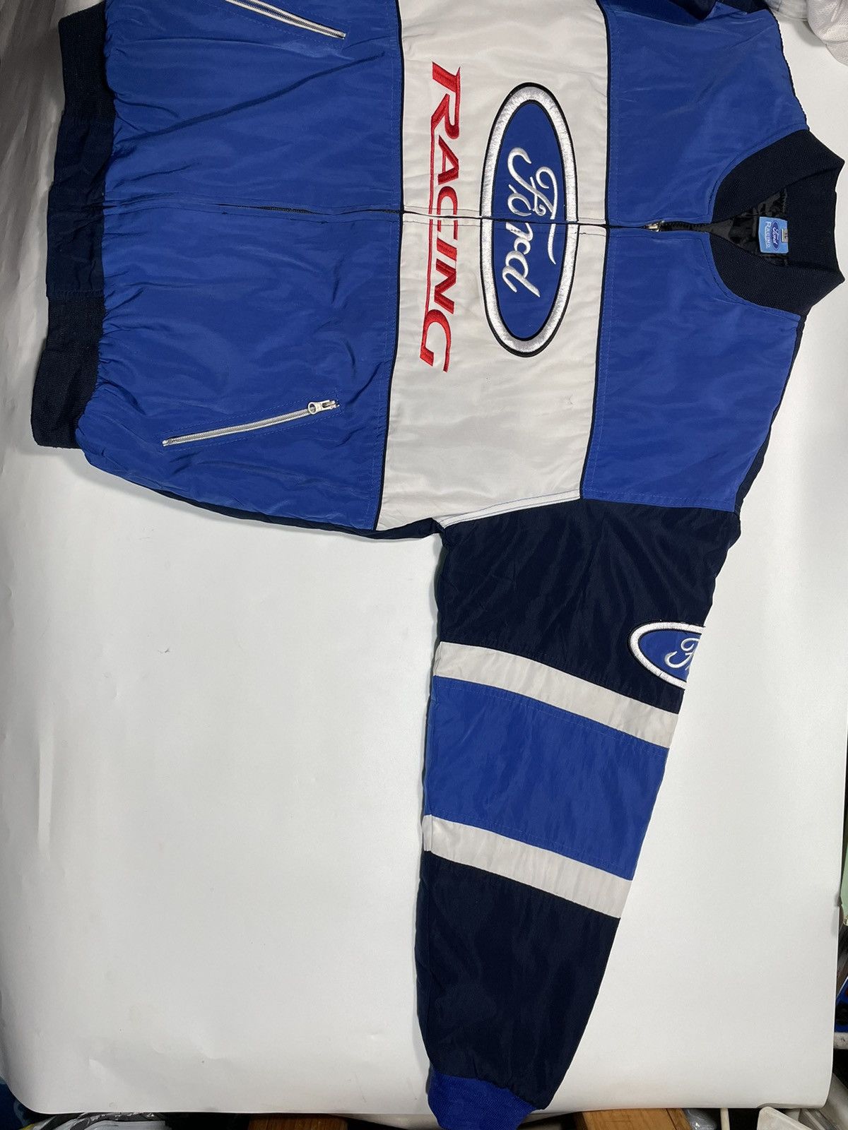 Vintage Rare Vintage classic Ford Racing Jacket Bomber Embroidery Size US XL / EU 56 / 4 - 15 Thumbnail