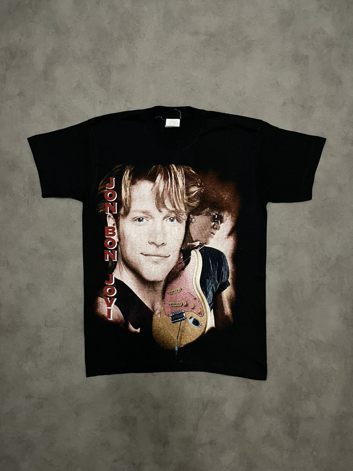 Band Tees × Bon Jovi Very rare 90’s Jon Bon Jovi band screen stars T-shirt Size US M / EU 48-50 / 2 - 2 Thumbnail