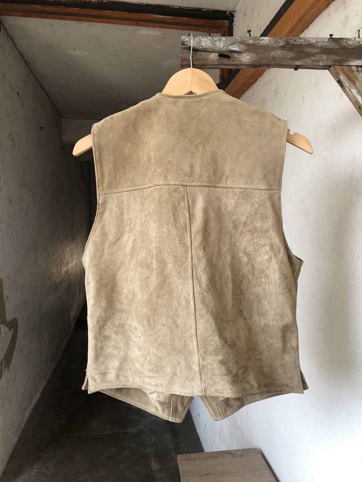 Vintage Vintage Hidesign Suede Leather Vest Jacket Size US S / EU 44-46 / 1 - 10 Thumbnail