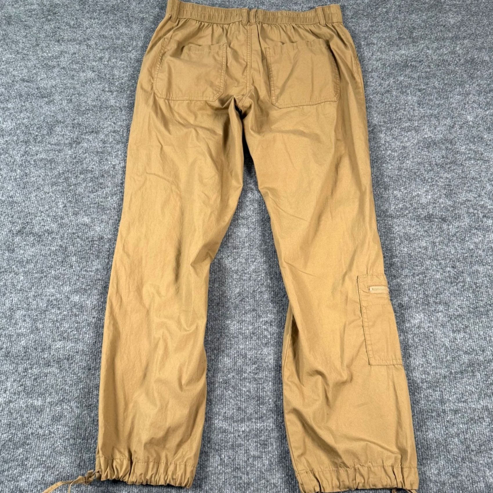 Vintage American Rewash Tan Cargo Pants Regular Size 5 Cotton Utility Track Size 27" / US 4 / IT 40 - 7 Thumbnail