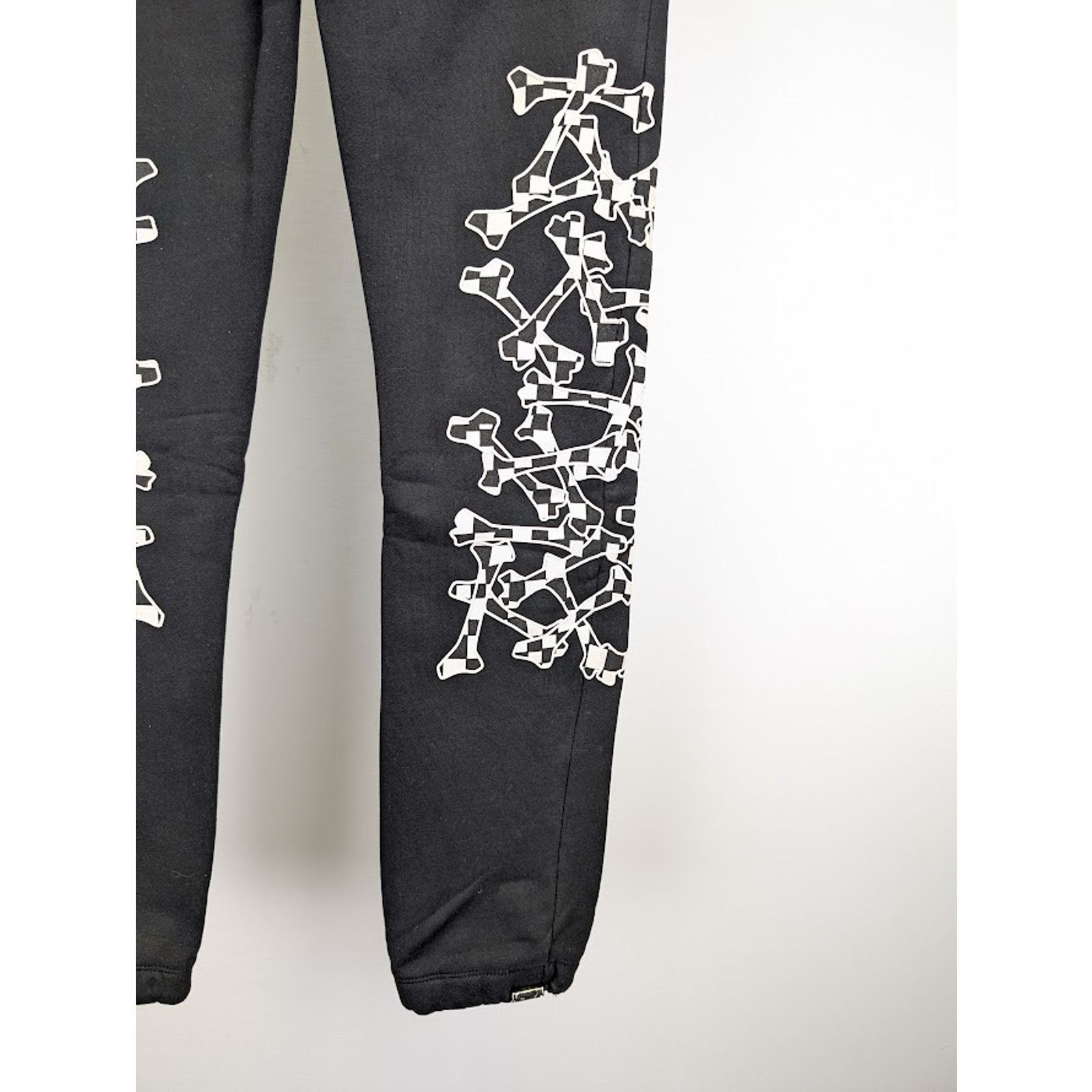 Amiri o1rshd1 Checkered Bones Sweatpants in Black Size US 36 / EU 52 - 19 Thumbnail