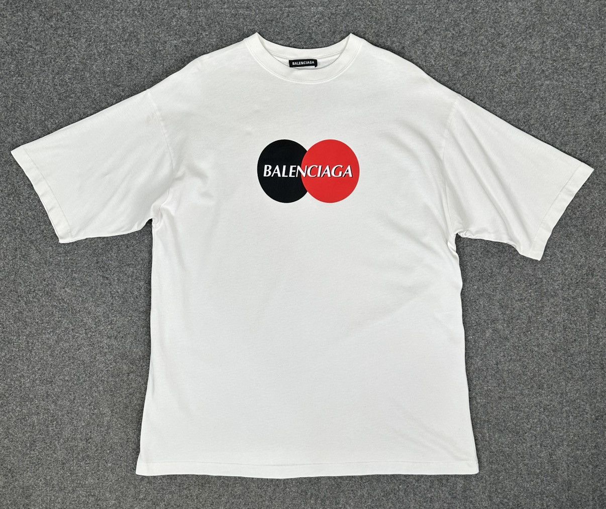 Balenciaga Balenciaga Mastercard Logo T-Shirt | Grailed