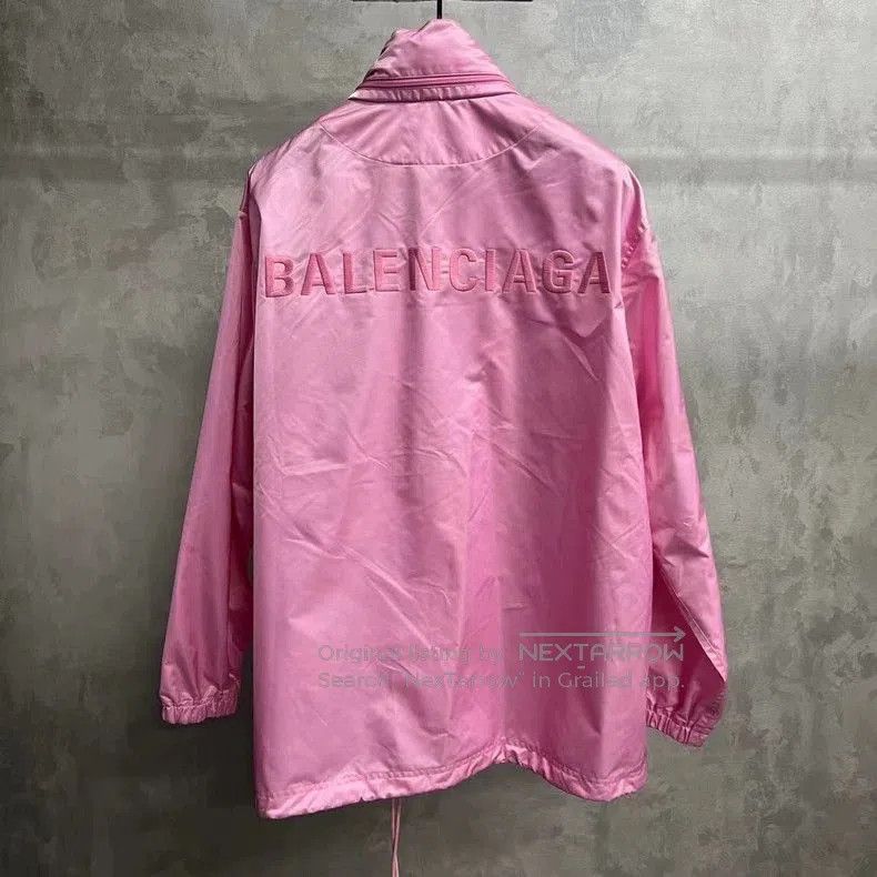 Balenciaga Balenciaga Pink Logo Embroidered Jacket. Size US XS / EU 42 / 0 - 1 Thumbnail