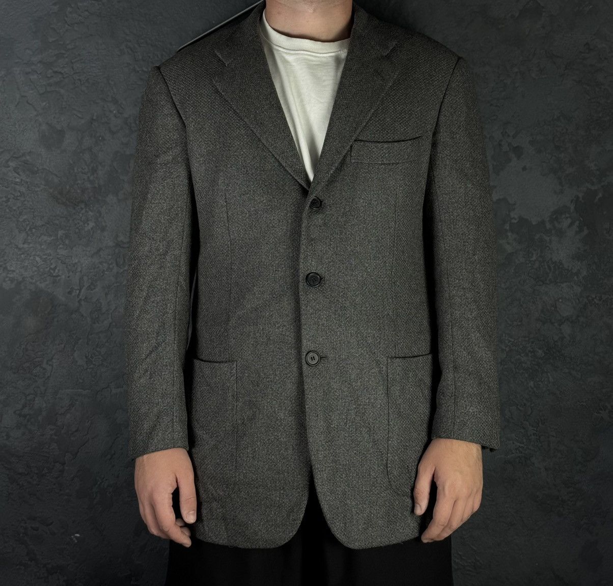 Kiton KITON Napoli Men’s Blazer Jacket 100% Cashmere Italy Size54 Size 54R - 2 Thumbnail