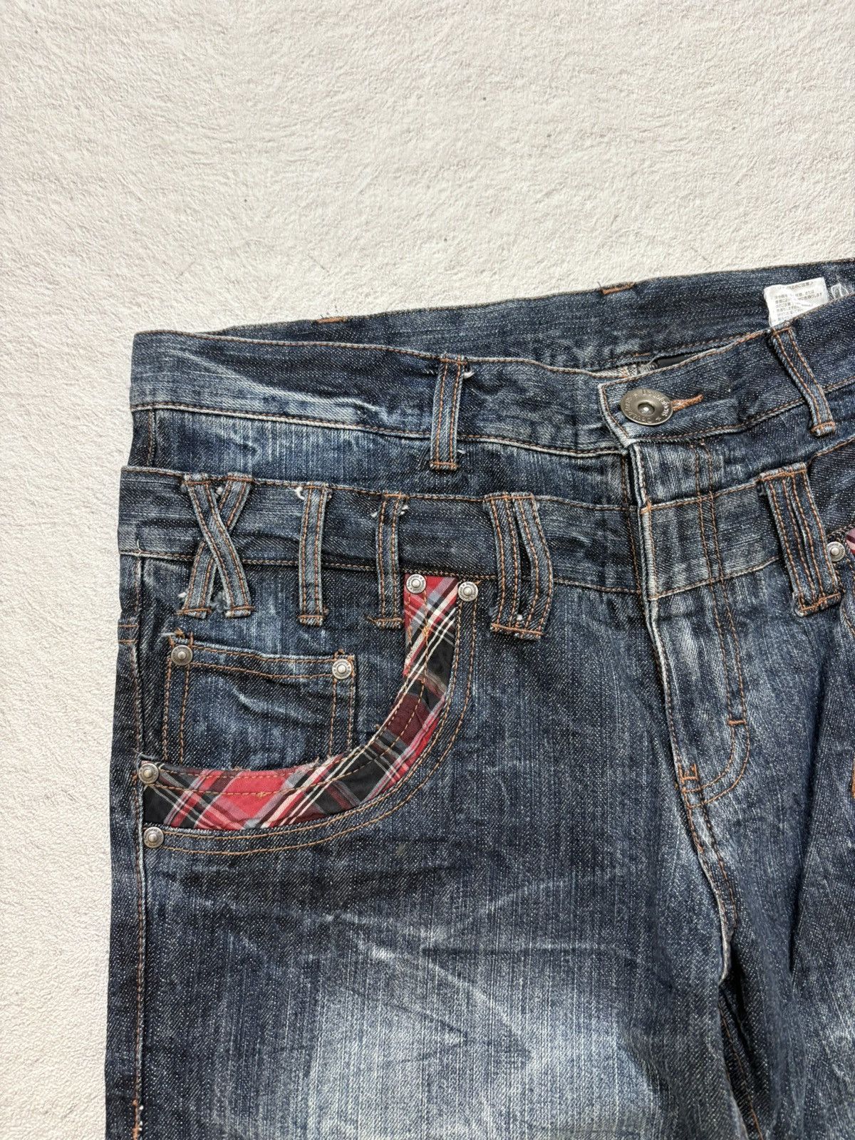 Hysteric Glamour 2000s Nylus japan double waist Jorts denim Y2k style Size US 34 / EU 50 - 2 Thumbnail