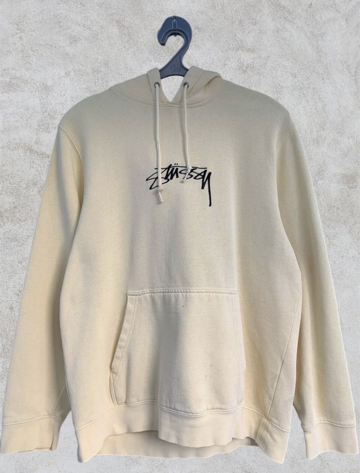 Japanese Brand × Vintage Vintage 90s Hoodie Stussy made in the USA size Medium Size US M / EU 48-50 / 2 - 2 Thumbnail
