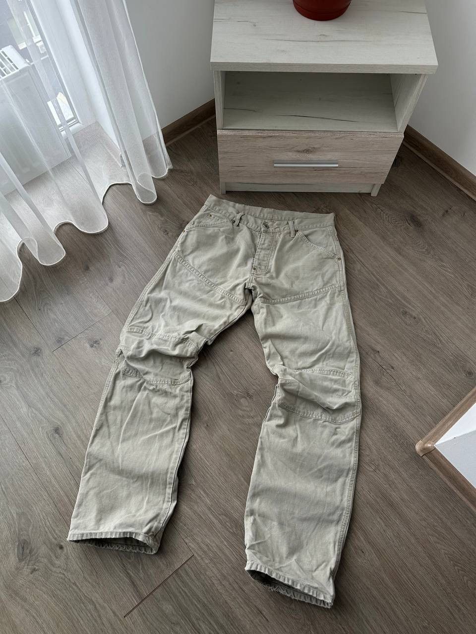 G-Star × Vintage Vintage G-Star Elwood White Cargo Distressed Pants Size US 32 / EU 48 - 13 Thumbnail