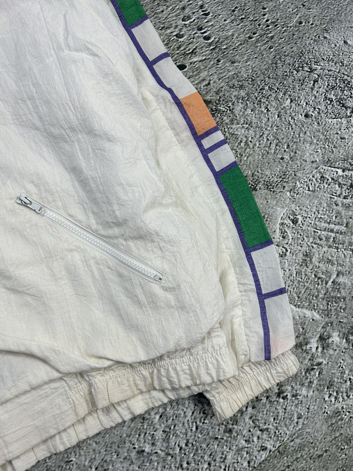 Lacoste Lacoste track suit vintage white pants windbreaker 90s Size US L / EU 52-54 / 3 - 5 Thumbnail