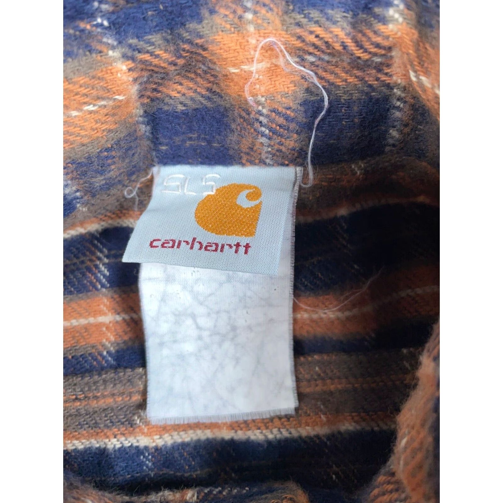 Carhartt VINTAGE Carhartt Flannel Shirt Adult Medium Blue Brown Plaid Workwear 90s Grunge Mens Size US M / EU 48-50 / 2 - 3 Thumbnail