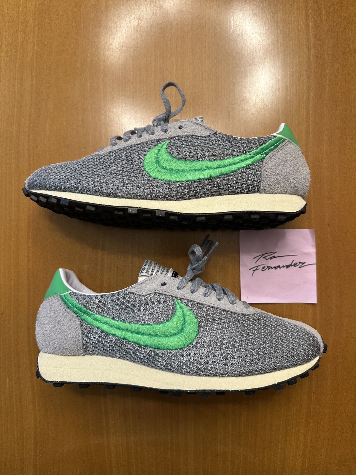 Nike × Stussy Nike x Stussy LD1000 particle grey/green spark Size US 10 / EU 43 - 1 Thumbnail