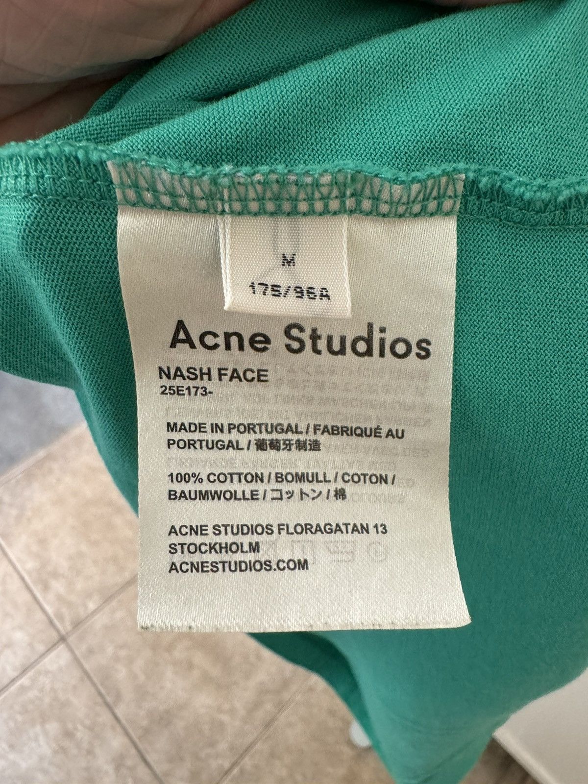 Acne Studios Acne Studios Nash Tee (Face Tee) Size US M / EU 48-50 / 2 - 4 Thumbnail