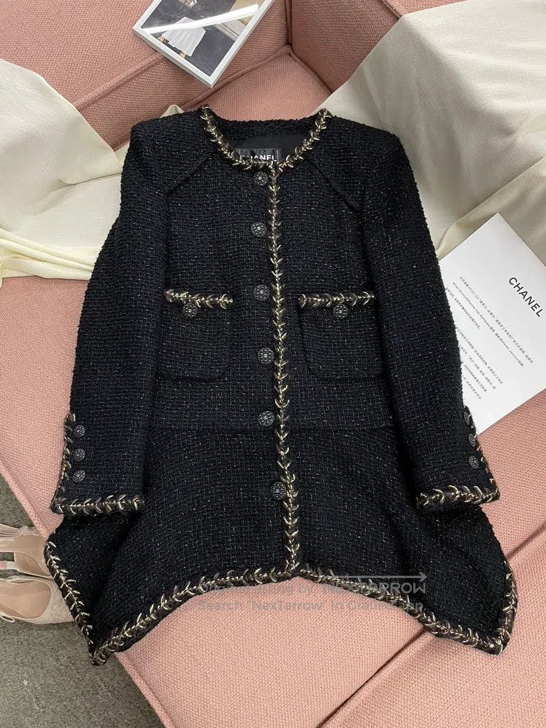 Chanel Chanel Forest Series Black Gold Coat Size XXS / US 00 / IT 34 - 1 Thumbnail