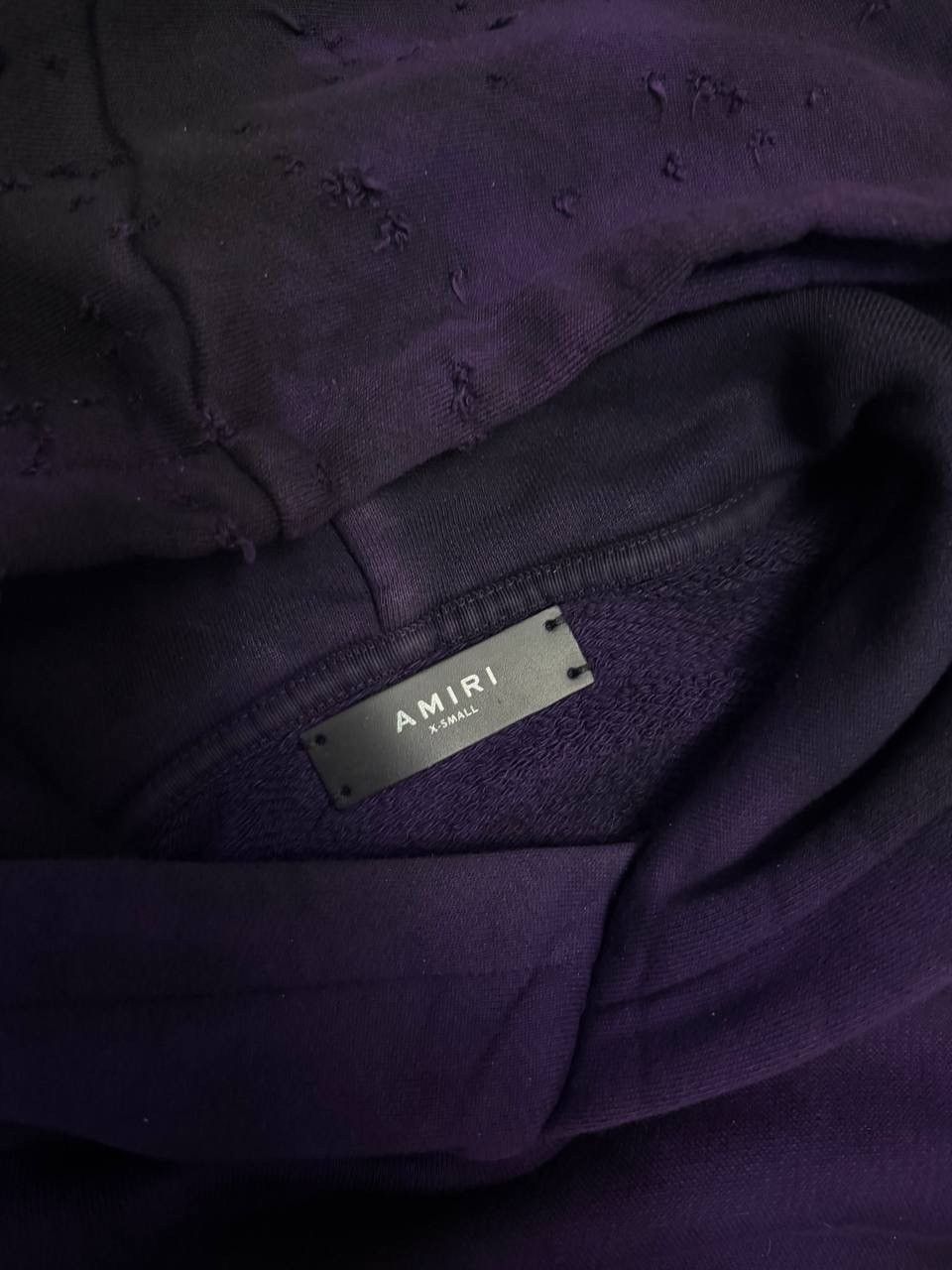Amiri Amiri distressed mudwash hoodie rare Size US XS / EU 42 / 0 - 4 Thumbnail