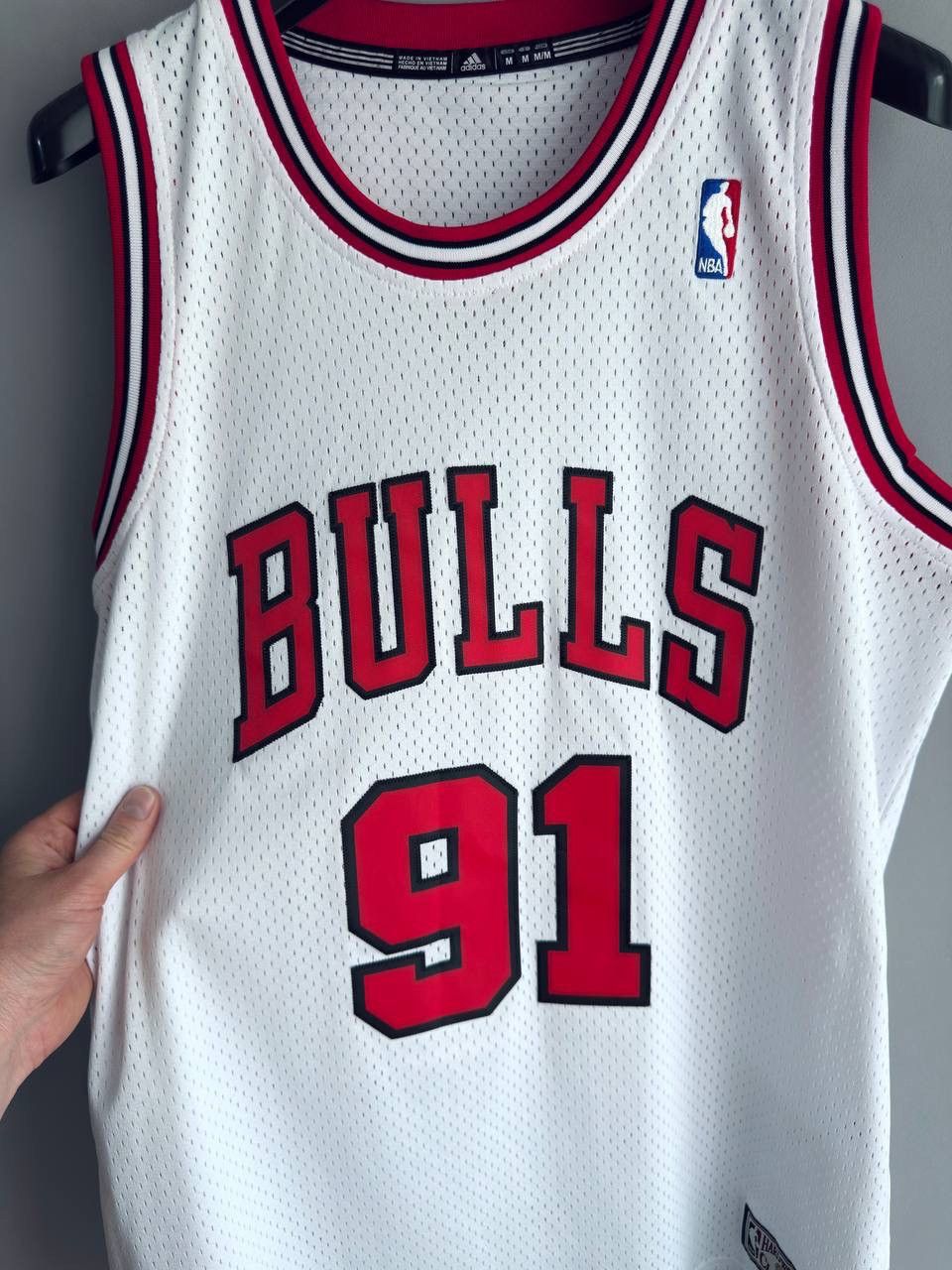 Adidas Adidas NBA Chicago Bulls Basketball Jersey #91 RODMAN Size M Size US M / EU 48-50 / 2 - 5 Thumbnail