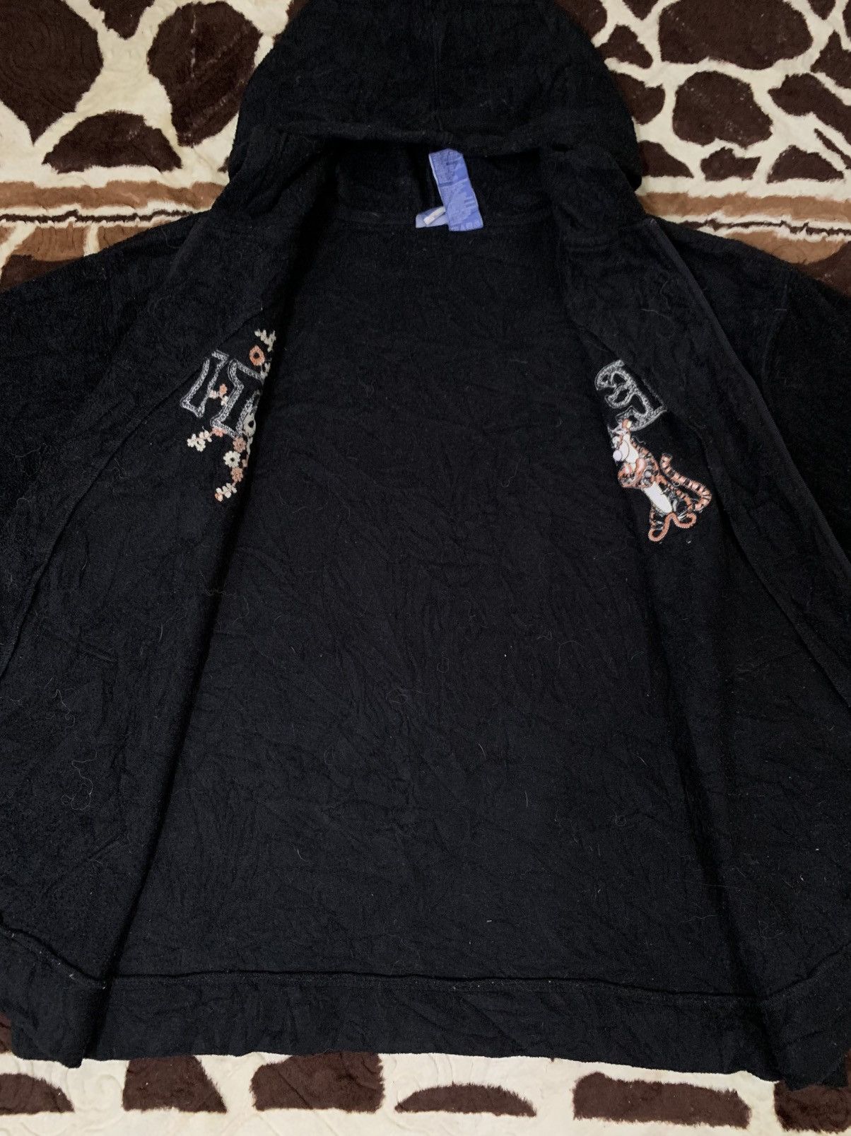 Disney LAST DROP#Winnie The Pooh Tigger Zipper Fleece Hoodie Size US XXL / EU 58 / 5 - 6 Thumbnail