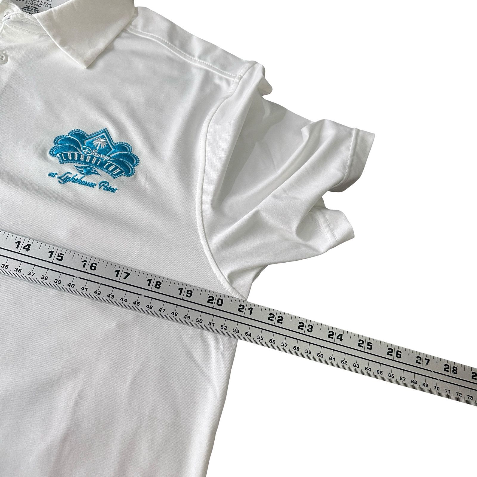 Disney Disney Cruise Line Point Lookout Cay Polo Shirt Men M White Size US M / EU 48-50 / 2 - 7 Thumbnail