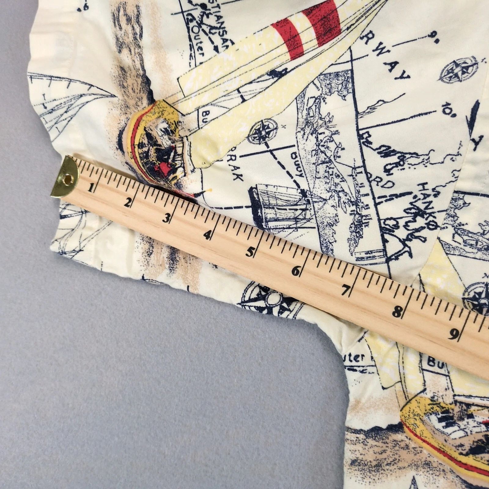 Faded Glory Vtg Faded Glory Nautical Sailing Ships Shirt Men's M Button Size US M / EU 48-50 / 2 - 6 Thumbnail