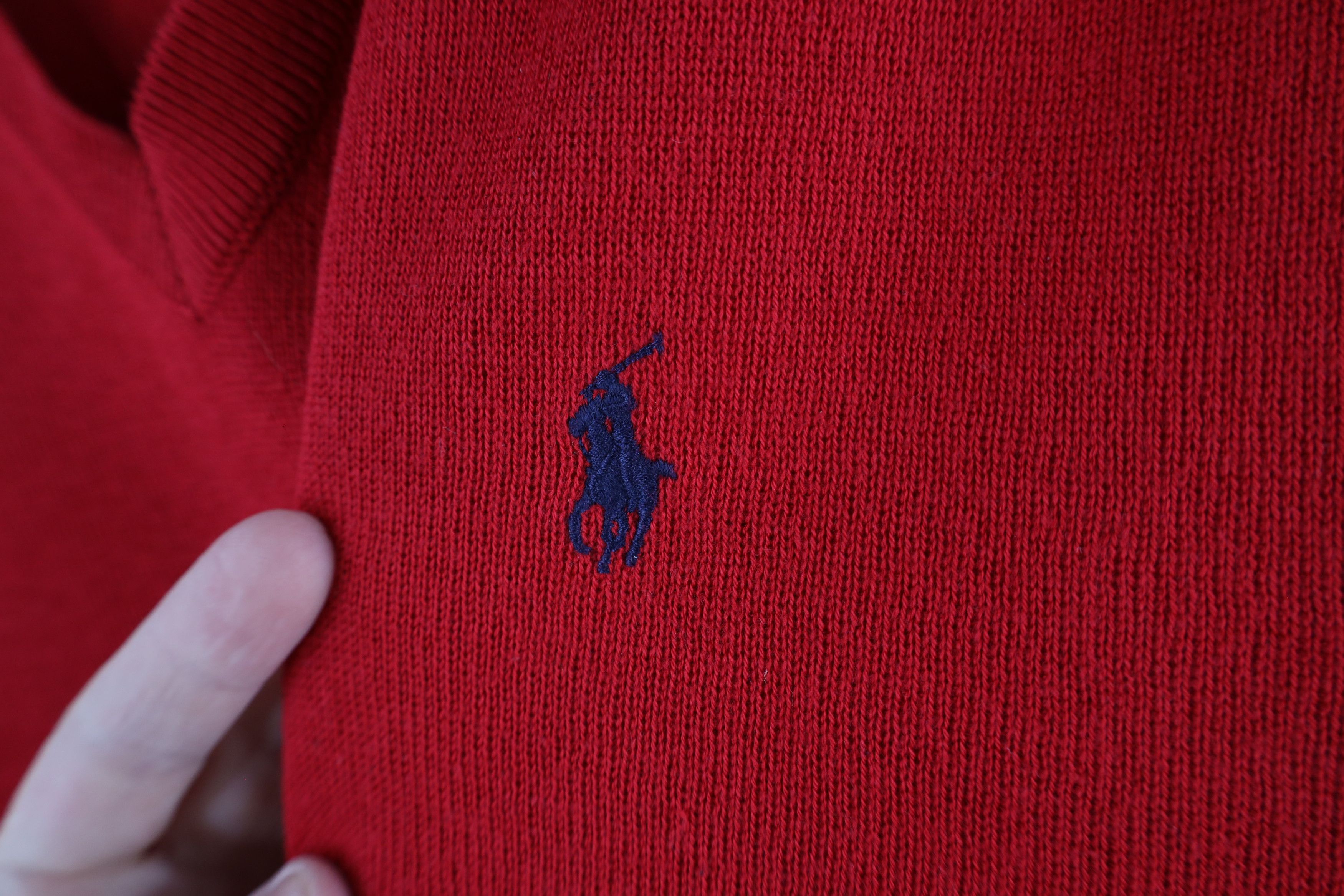 Polo Ralph Lauren Polo Golf Ralph Lauren Cotton Yarn Knit Sweater Vest Red Size US L / EU 52-54 / 3 - 4 Thumbnail