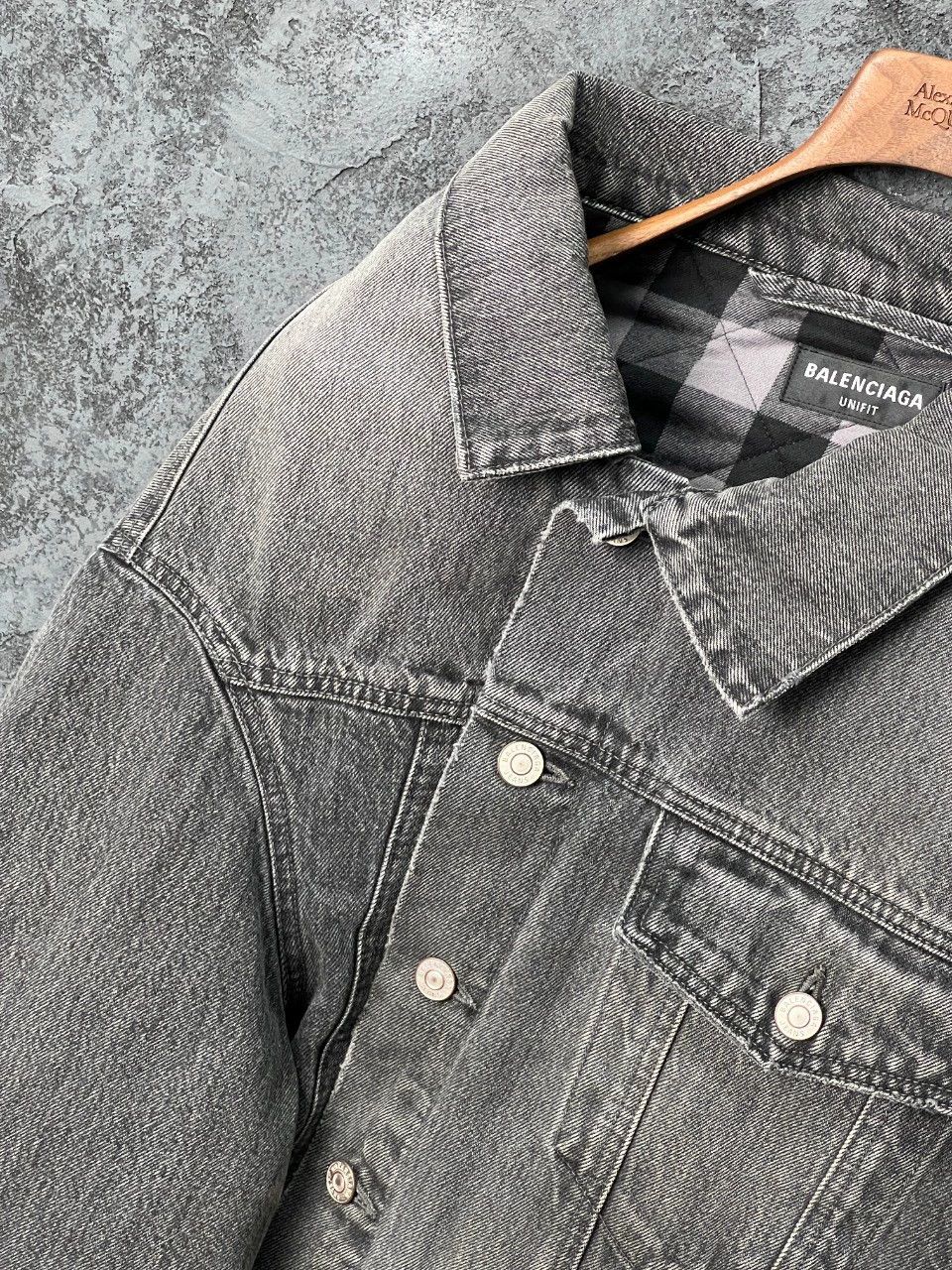 Balenciaga BALENCIAGA / Balenciaga Multi-Button Design Denim Jacket Size S / US 4 / IT 40 - 5 Thumbnail