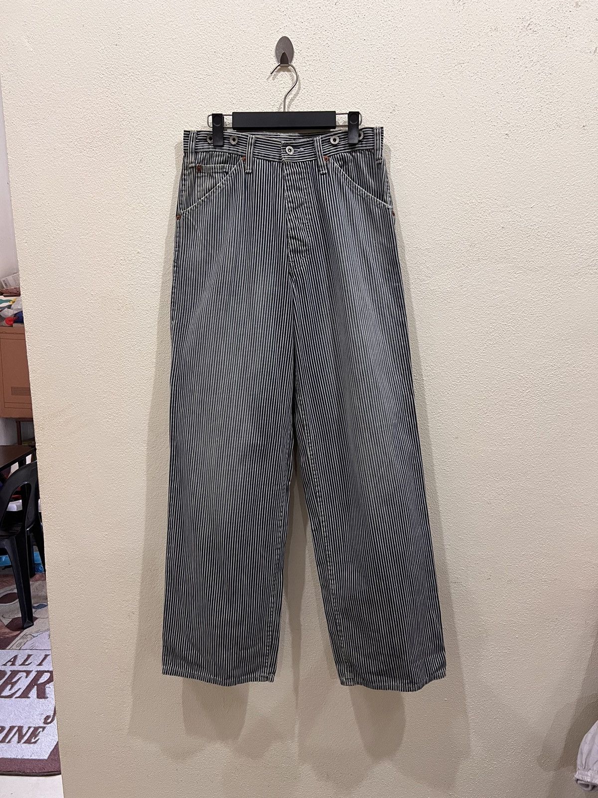 Japanese Brand Japanese Brand Salty Dog Hickory Workers Pant Size US 29 - 2 Thumbnail