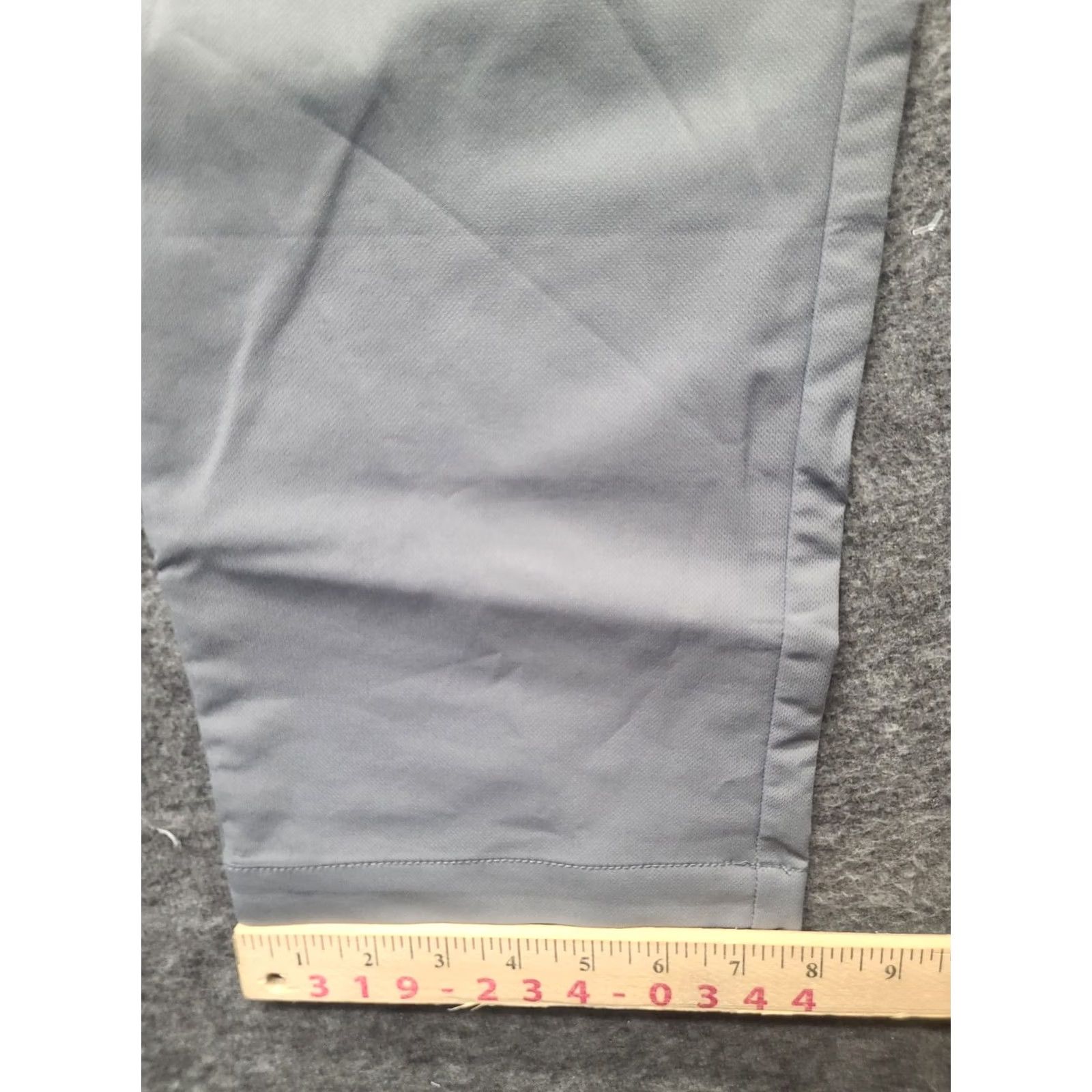 Banana Republic Banana Republic Pants Slim Straight Leg Flat Front 38x32 Men Casual Business Chino Gray 38 Regular Stackable Pockets Slim Fit Size US 38 / EU 54 - 6 Thumbnail