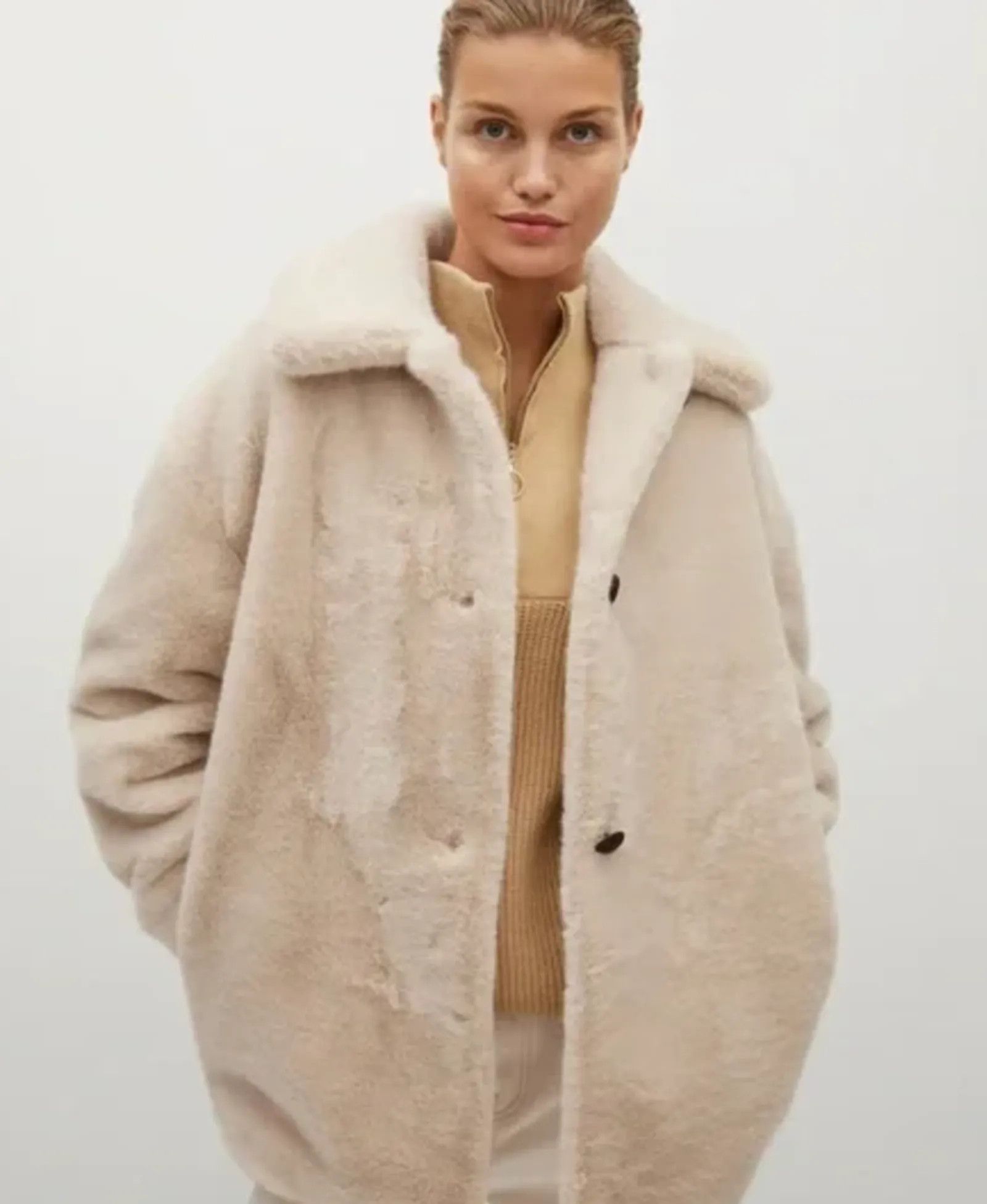 Mango MNG Fur Faux Fur Size XS / US 0-2 / IT 36-38 - 1 Thumbnail